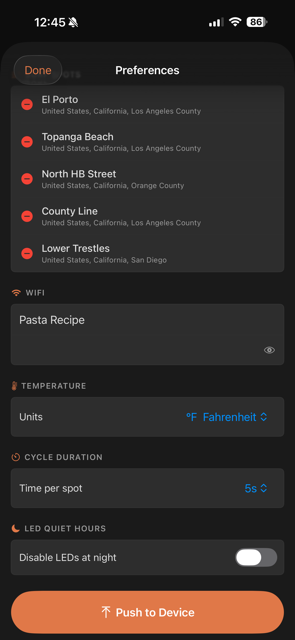 Spot management options